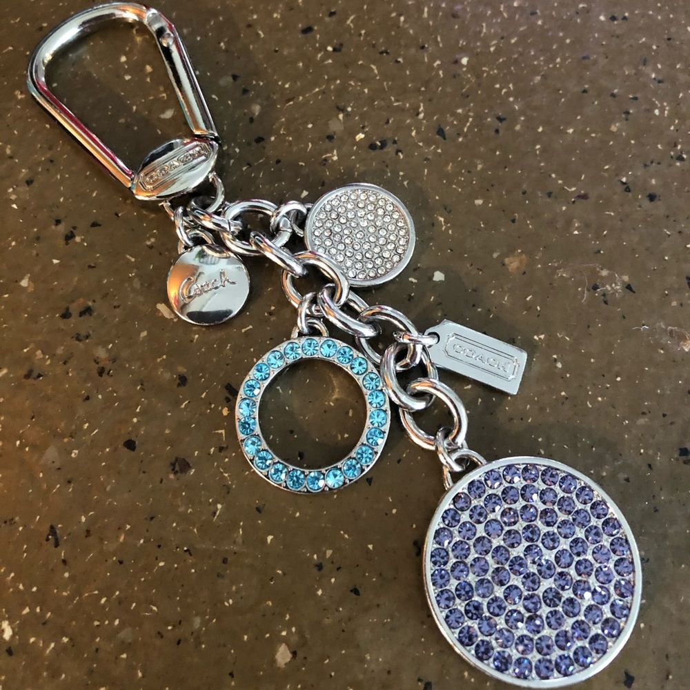 Coach Rhinestone Keychain